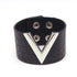 Europe Crack Leather Bracelet For Women Femme Punk Style Soft Jewellery