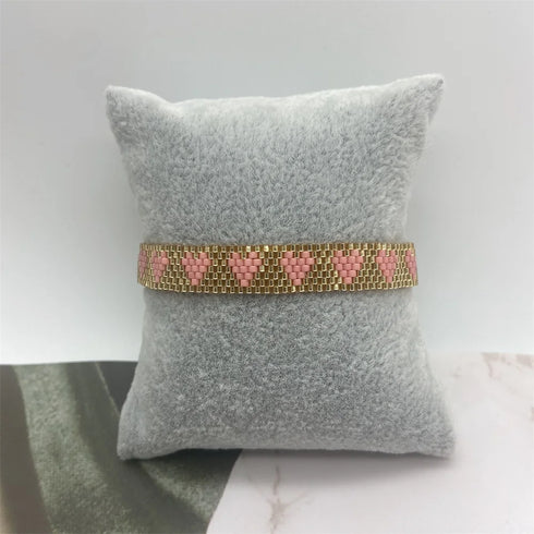 ZHONGVI Miyuki Heart Adjustable Bracelet
