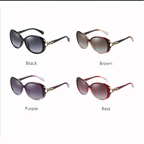 YUNSIYIXING Women's Polarized Butterfly Sunglasses
