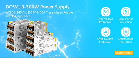 Individually Addressable WS2812B LED Strip Lights