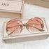 Luxury Round Gradient Sunglasses for Women - UV400 Protection