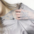 Sheer Long Sleeve Lace Turtleneck Top in Black and White