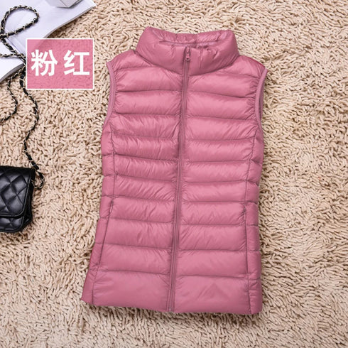 Women's Ultralight Duck Down Vest Jacket