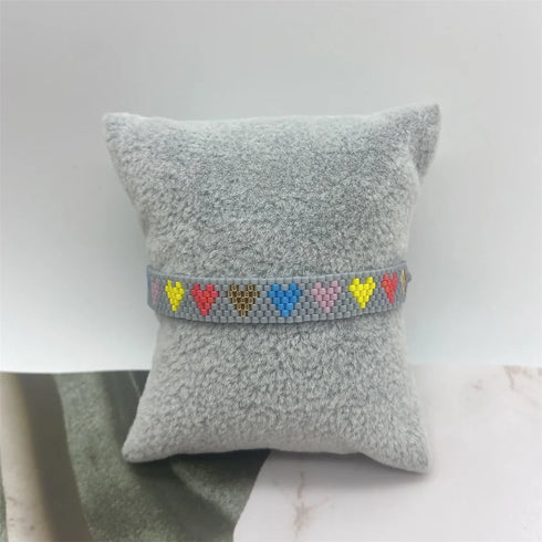 ZHONGVI Miyuki Heart Adjustable Bracelet