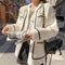 Chic White Cashmere Sweater Coat for Women