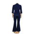 Women's Flared Denim Jeans with Ripped Detail