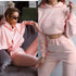 Women's Fleece Hooded Tracksuit Set