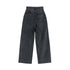 Black Loose Fit Wide Leg Denim Jeans
