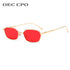 OEC CPO Small Square Sunglasses - Retro Style