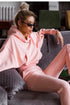 Women's Fleece Hooded Tracksuit Set