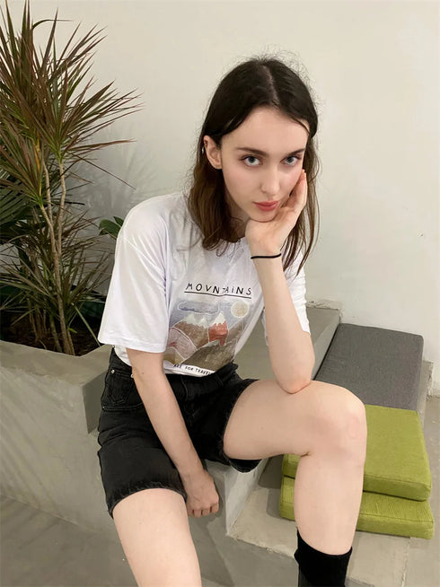 High Waist Denim Shorts for Women