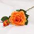 Real Touch Rose Christmas Decorations - Silk Flowers