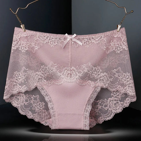 7-Piece Lace Briefs Set for Women