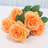 34cm Silk Rose Artificial Flower Bouquet - 5 Heads