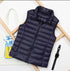 Women's Ultra-light Down Vest for Autumn and Winter