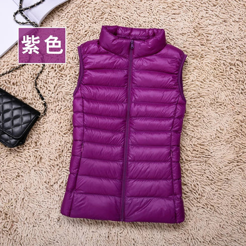 Women's Ultralight Duck Down Vest Jacket