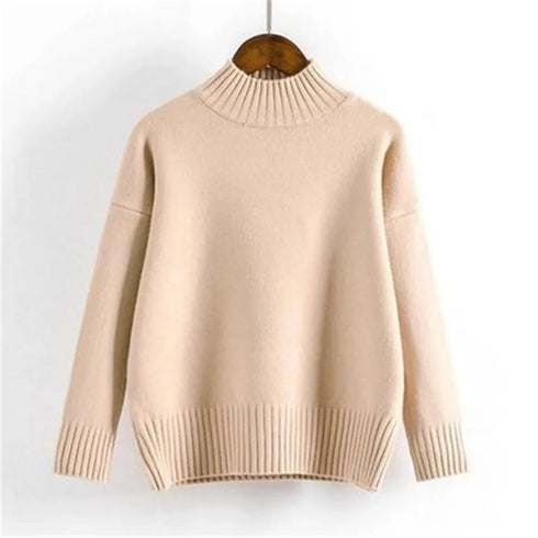 Cashmere Feel Turtleneck Sweater for Women