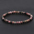 4mm Natural Stone Lapis Lazuli Bead Stretch Bracelet for All