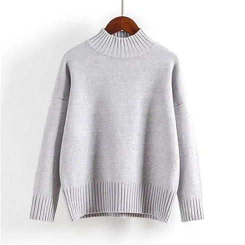 Cashmere Feel Turtleneck Sweater for Women