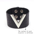Europe Crack Leather Bracelet For Women Femme Punk Style Soft Jewellery