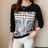 Printed Long Sleeve Casual Top for Women