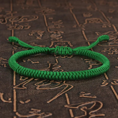 Lucky Red Rope Braided Adjustable Charm Bracelet