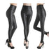 High Waisted PU Leather Leggings for Women