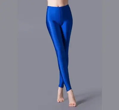 Women Shiny Pant Leggings Hot Selling Leggings Fluorescent