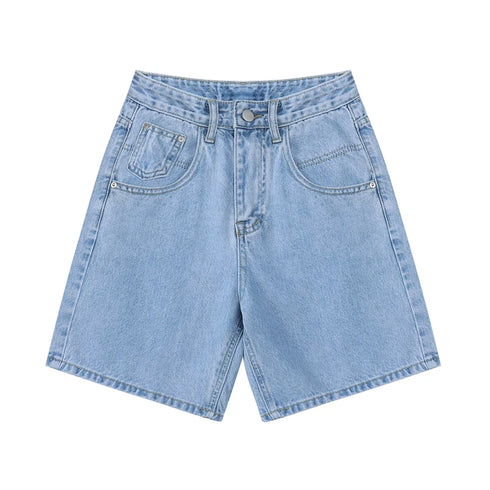 High Waist Denim Shorts for Women
