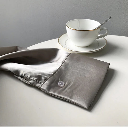 Elegant Turn-Down Collar Blouse for Women