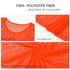12 Pack Soccer Training Vests for Adults and Kids