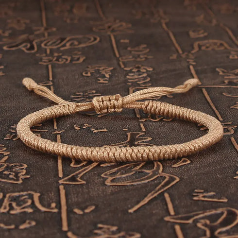 Lucky Red Rope Braided Adjustable Charm Bracelet