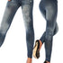 Classic Stretchy Slim Leggings in Imitation Denim