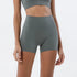 SOISOU High Waist Nylon Gym Shorts for Women