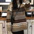 Vintage Striped Loose Pullover Sweater for Women