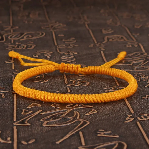 Lucky Red Rope Braided Adjustable Charm Bracelet