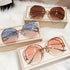 Luxury Round Gradient Sunglasses for Women - UV400 Protection
