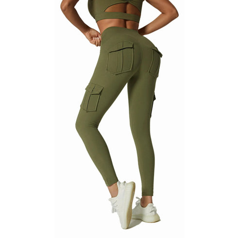 High Waist Pocket Yoga Leggings for Women
