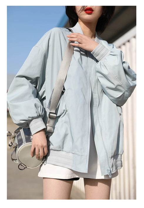 Chic Ven Women's Loose Long Sleeve O-Neck T-Shirt