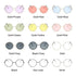 Retro Round Pink Sunglasses for Women