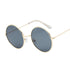 Retro Round Pink Sunglasses for Women