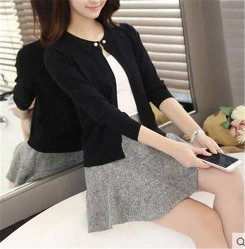 Women’s Lightweight O-Neck Cardigan in Various Colours