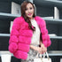 Elegant Faux Fur Coat in Black and White for Women