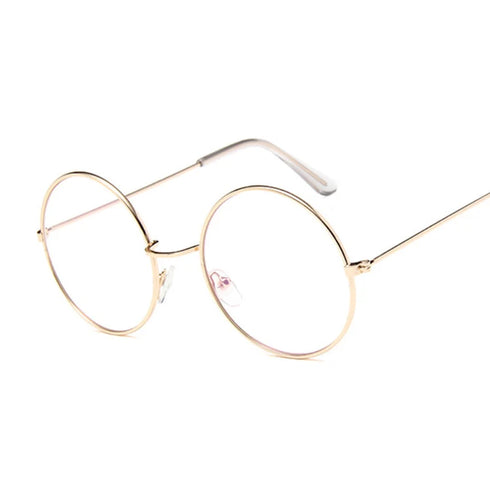 Retro Round Pink Sunglasses for Women