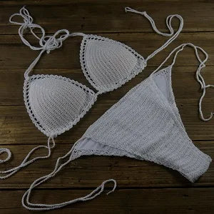 Handmade Crochet Push Up Bikini Set in Multiple Colours