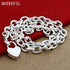 925 Sterling Silver Heart Lock Pendant Necklace