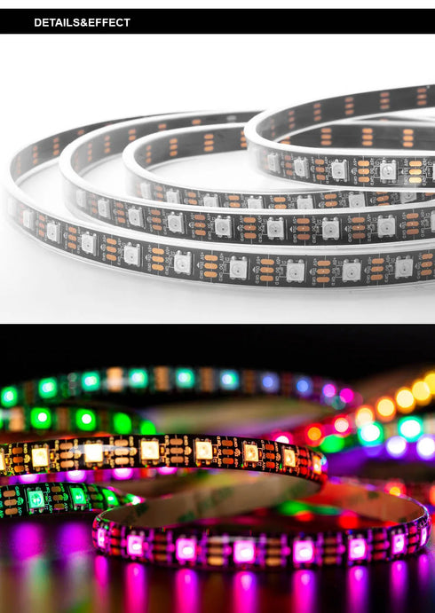 Individually Addressable WS2812B LED Strip Lights