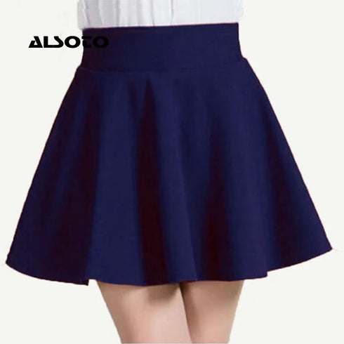 ALSOTO Women's Pleated Mini Skirt