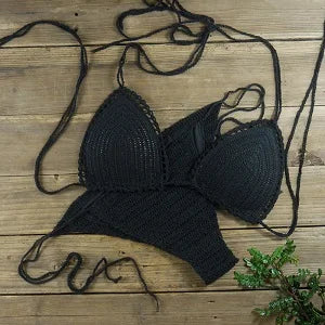 Handmade Crochet Push Up Bikini Set in Multiple Colours