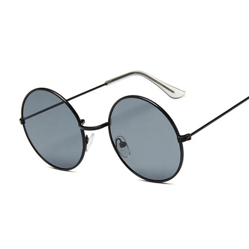 Retro Round Pink Sunglasses for Women